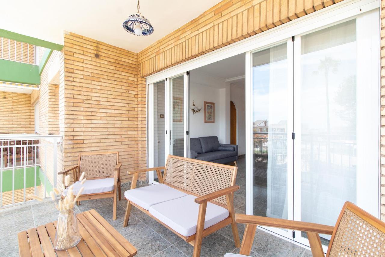 Global Properties, Apartamento Con Terraza Y Piscina A Un Paso De La Playa Canet d'En Berenguer Exterior foto
