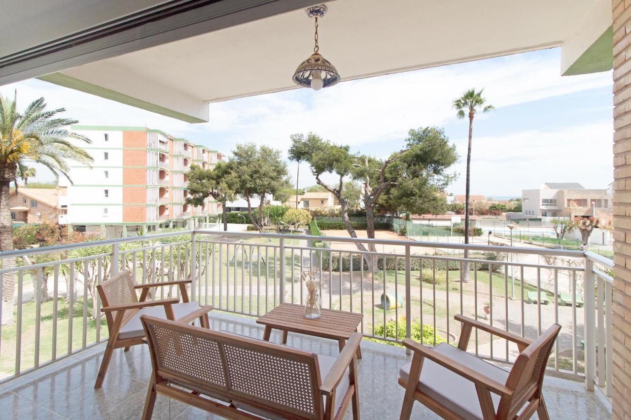 Global Properties, Apartamento Con Terraza Y Piscina A Un Paso De La Playa Canet d'En Berenguer Exterior foto